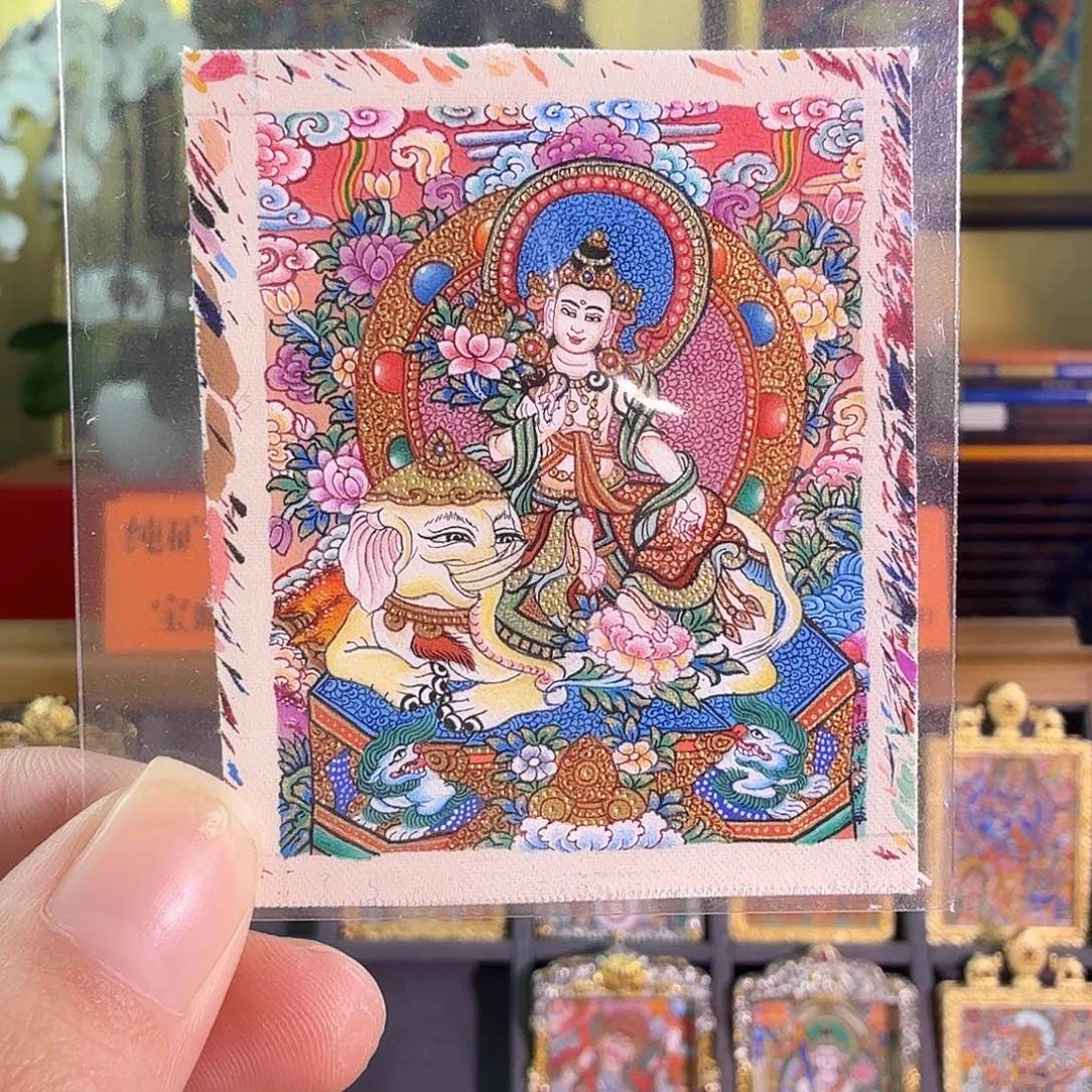 香***香吊坠普贤唐卡多杰