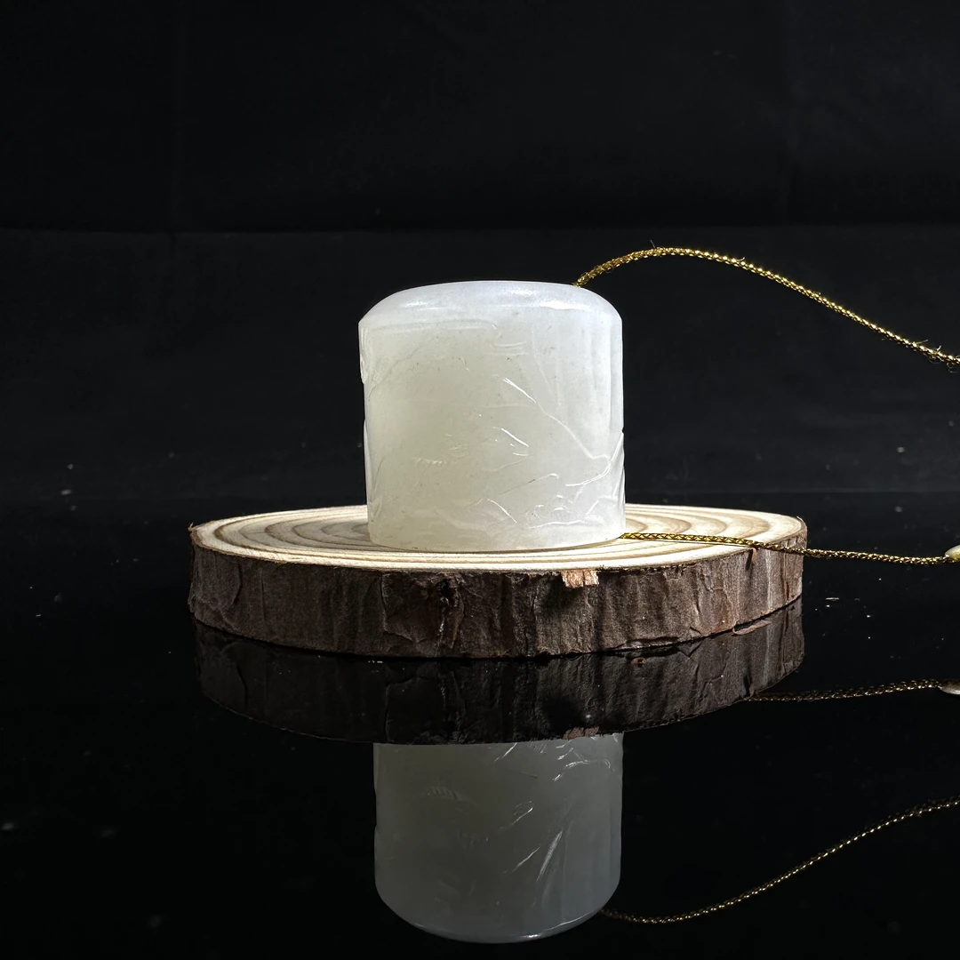 和田玉白玉扳指-752112