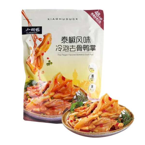 小胡鸭 泰椒风味冷泡去骨鸭掌 470克