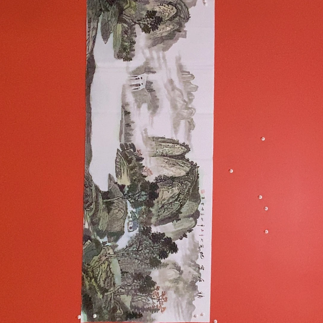 国画山水花鸟字画书画