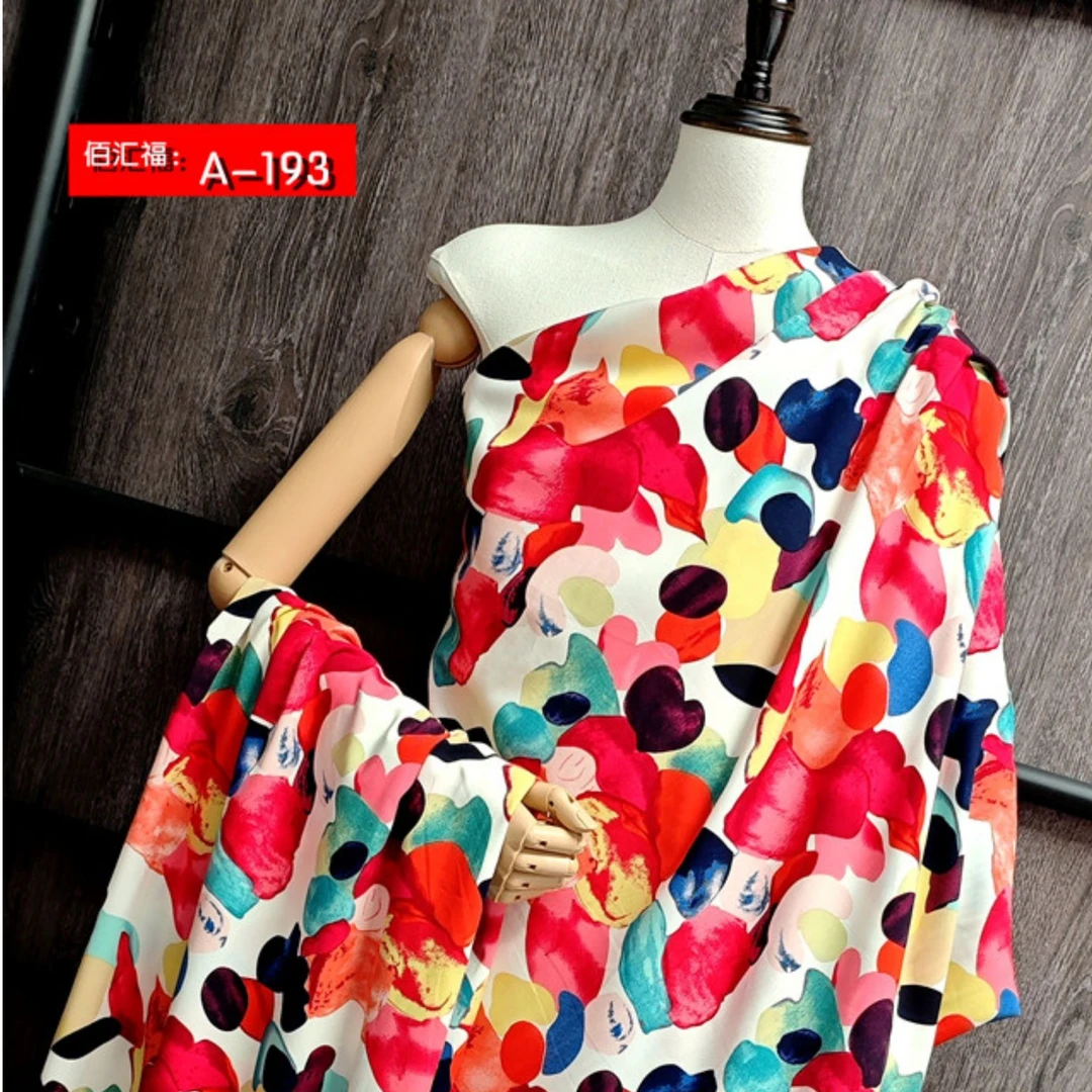 佰汇福【木棉】品牌棉绸夏季高支高密印花人造棉193