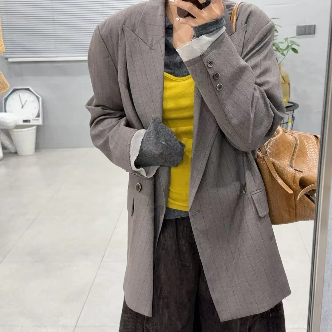 SISTERS【咖调肌理】设计师款西装外套