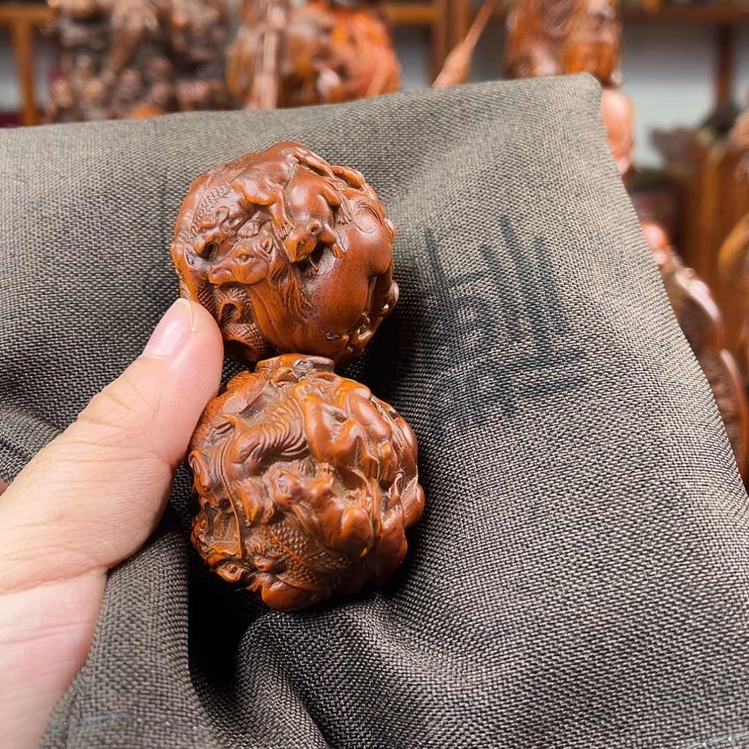 黄杨木黄杨木雕刻4.5厘米