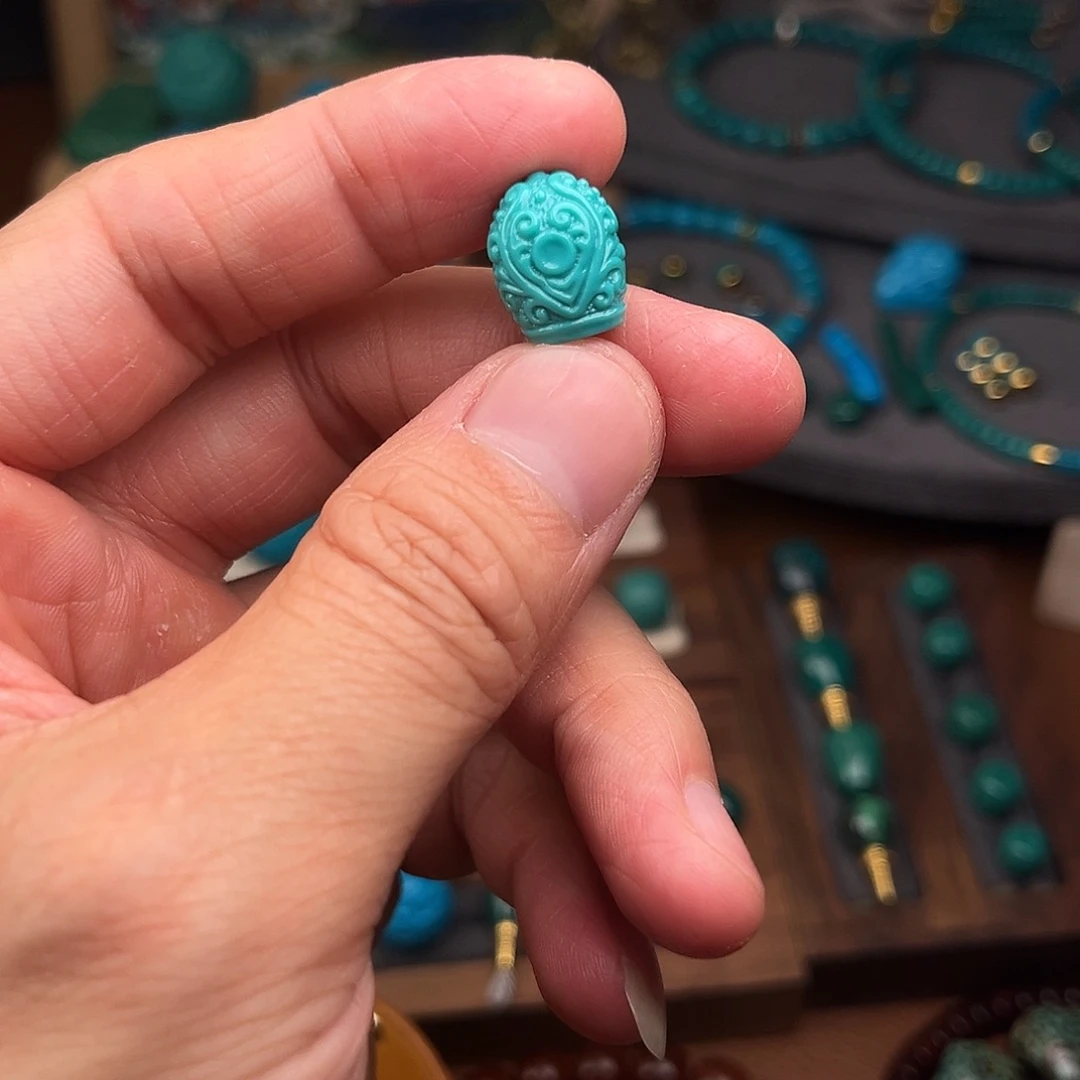 绿松石未镶嵌藏印