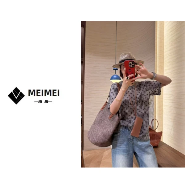 XMM.《值绒波点短袖》夏季时尚潮流百搭洋气高级舒适T恤GZ7392