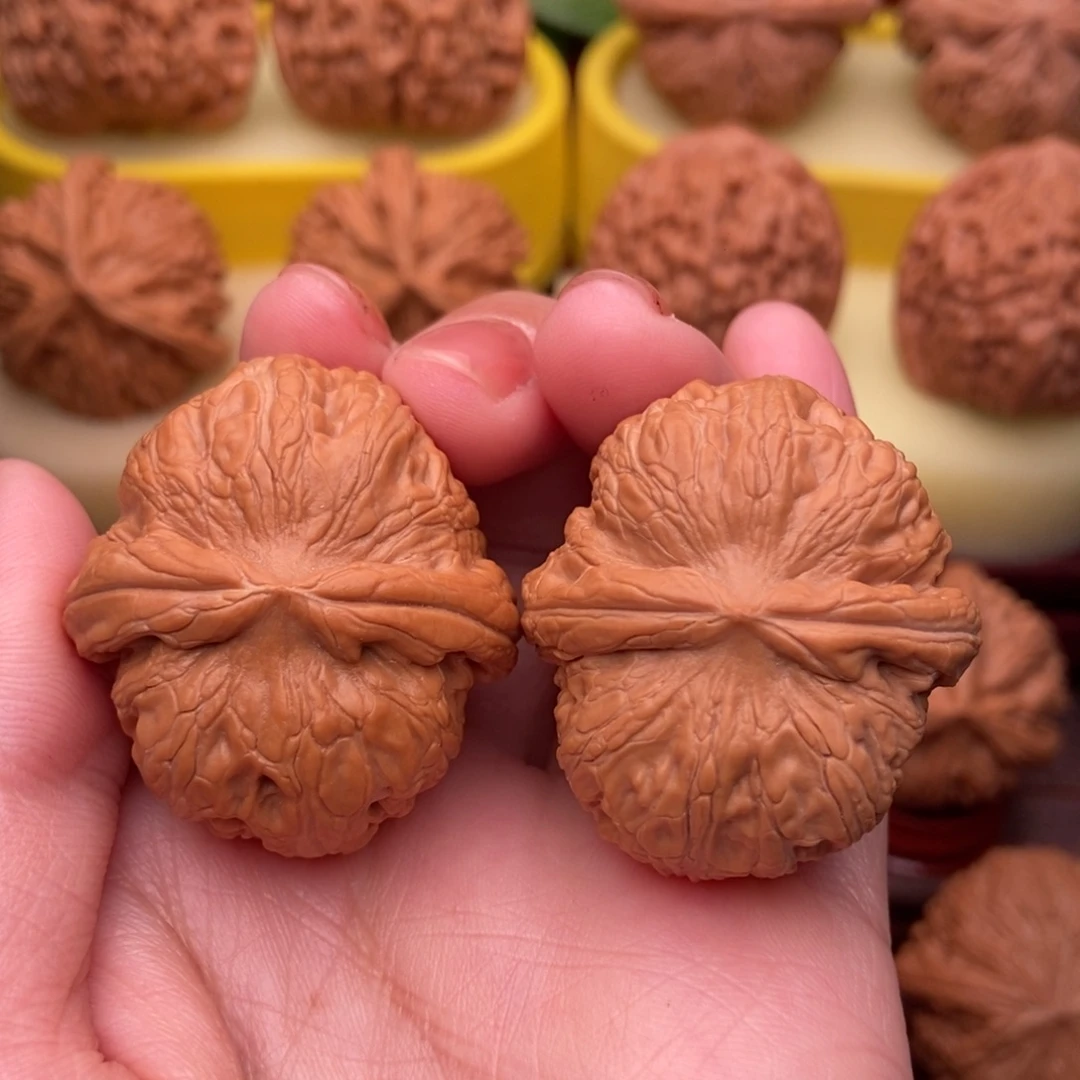 把件文玩核桃精品平谷粗筋元宝38