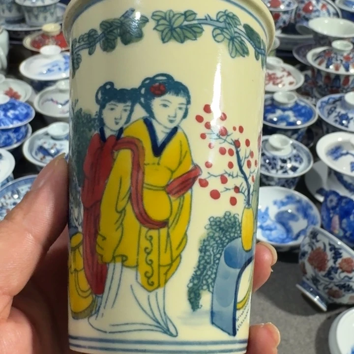 景德镇手工手绘杯