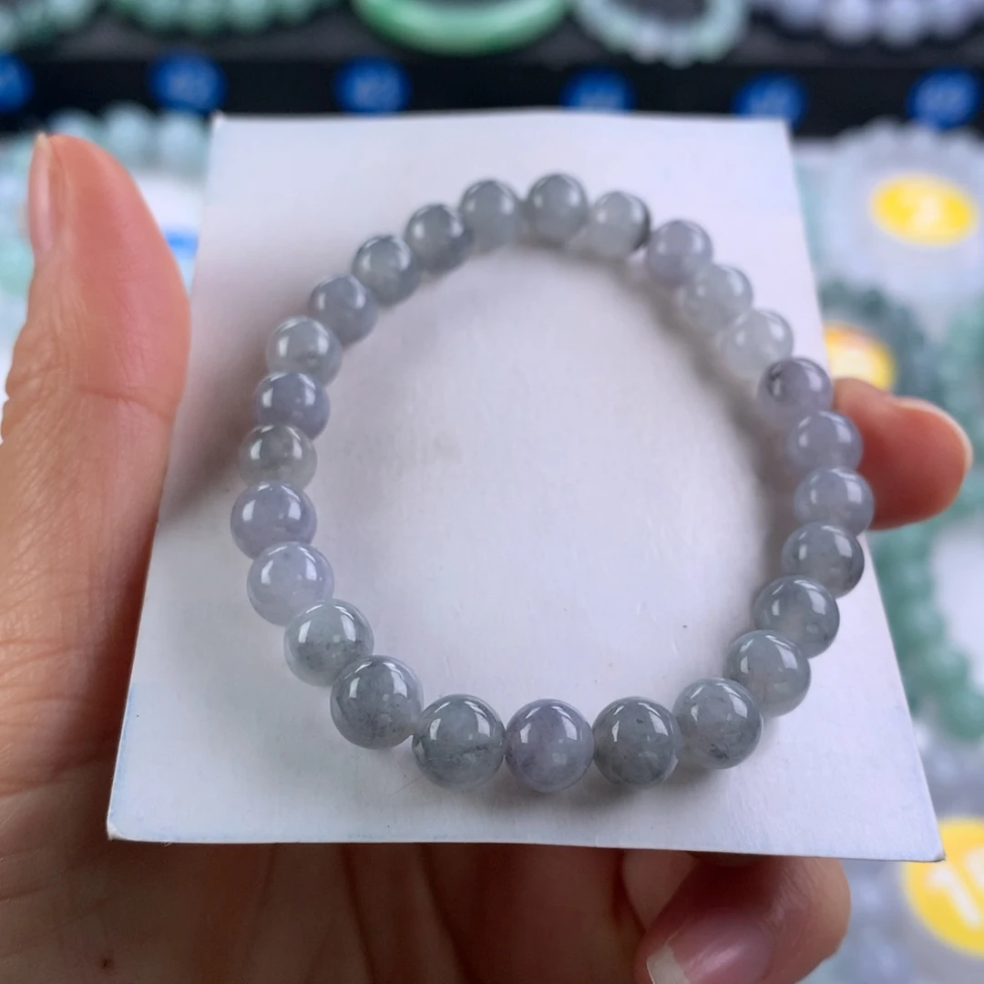 翡翠未镶嵌手链卡6.8