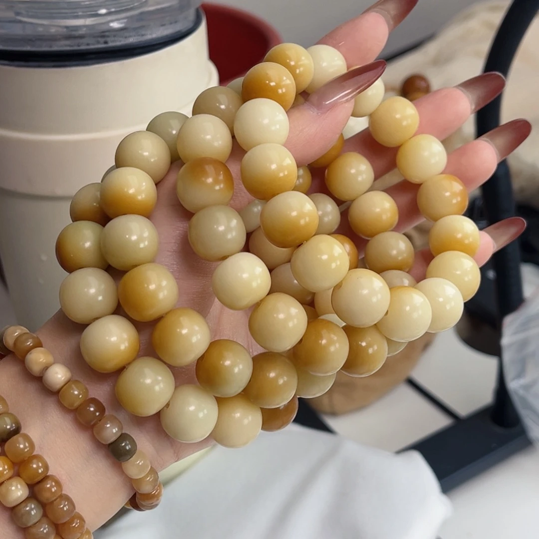 手串菩提根/象牙果14玉化溏心苹果，r06