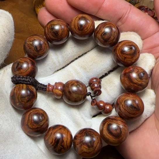 黄花梨/降香黄檀全陈化老料把件串