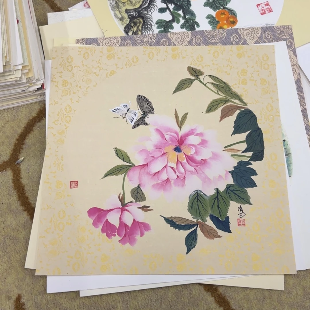 国画33-33卡纸作品童