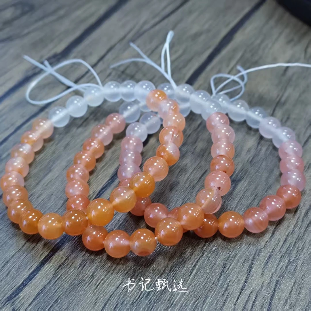 【村有晶品】原创渐变南红单圈手链 多样性发一件 约7mm 390ZBJY