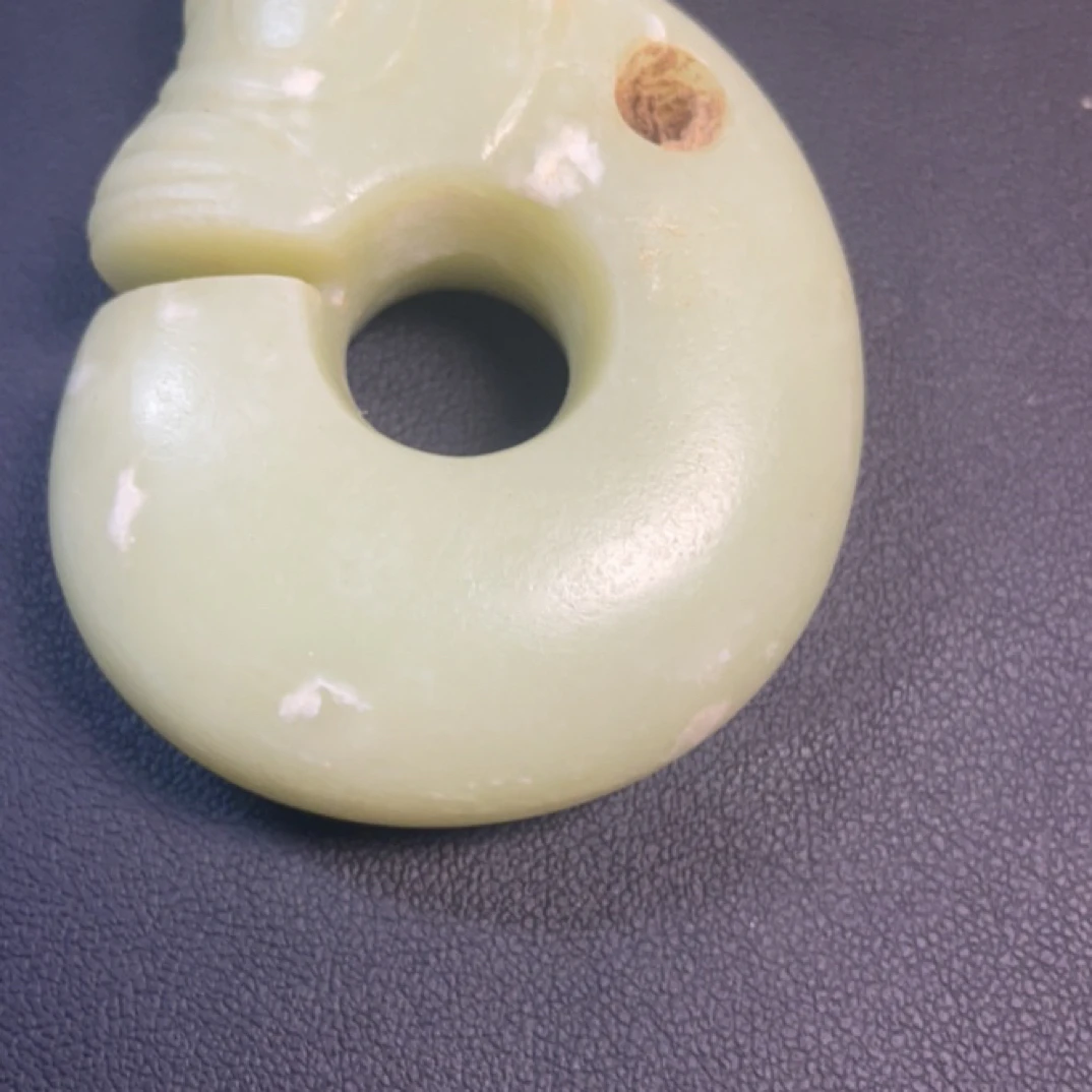 河磨奇石猪笼型件