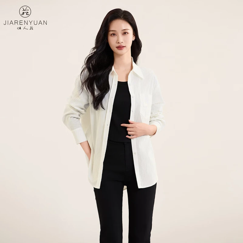 【达人专属】佳人苑衬衫女春季新款J412035