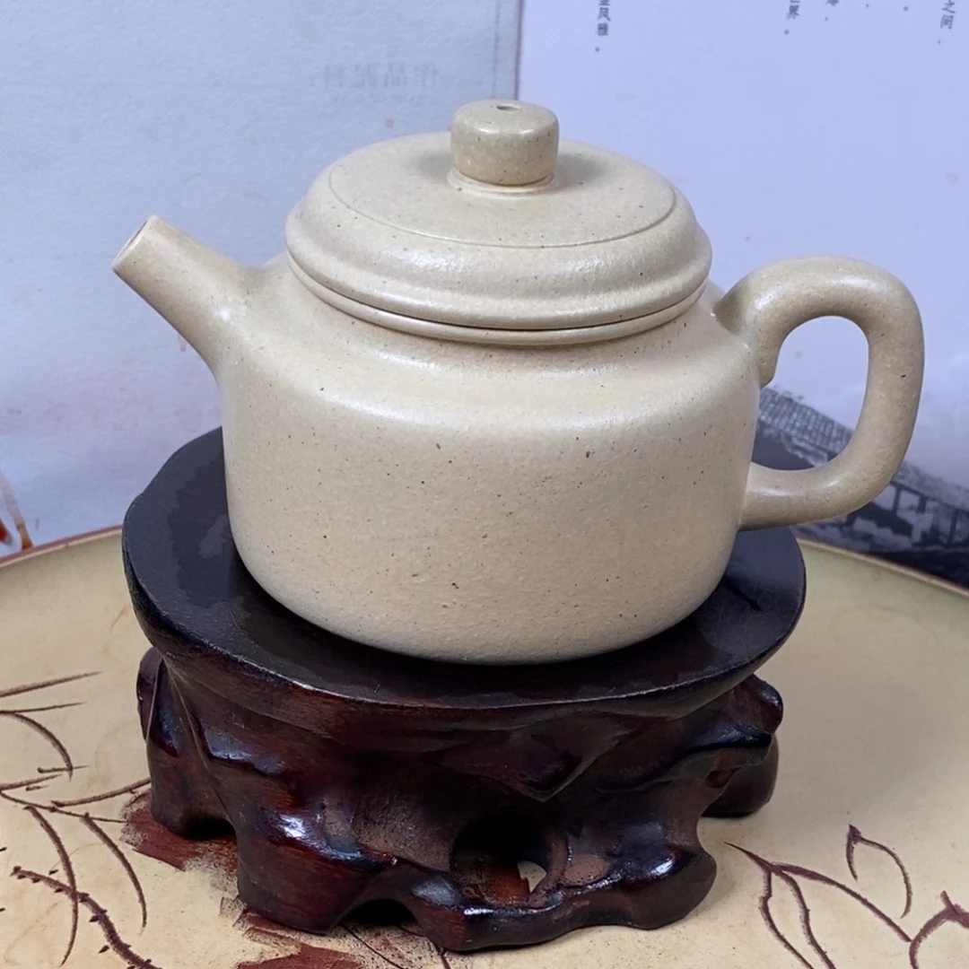 紫砂茶壶四号井本绿160 容量宜兴紫砂壶