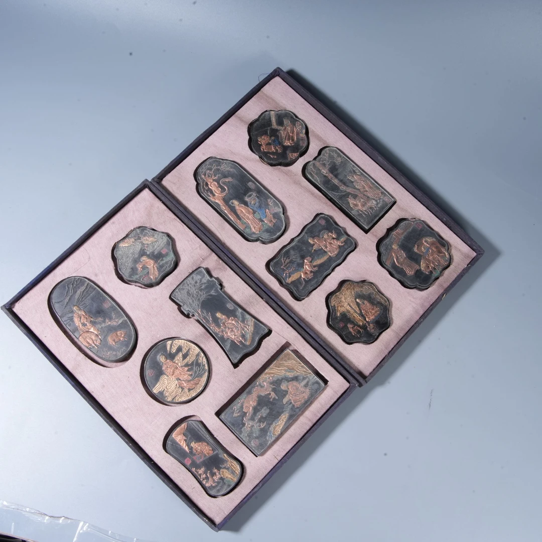 Tgz27 清代 十二生肖观赏墨