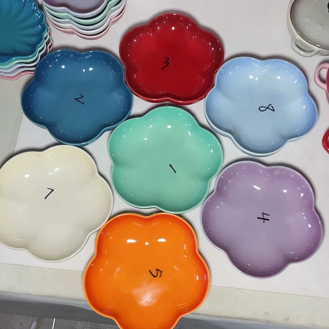 瓷片微瑕陶瓷餐具家用 四个精品