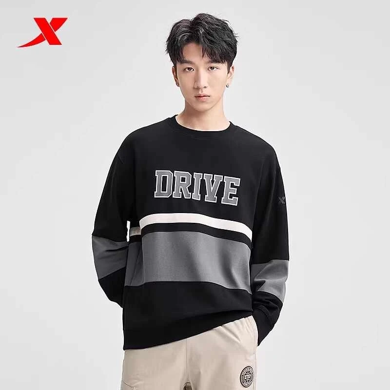 XTEP/特步套头卫衣男春季美式复古潮流休闲套头衫976329920292