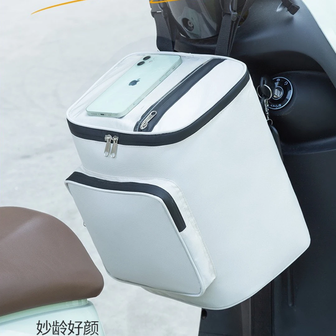 电动车头盔挂物包电瓶车防水前收纳兜雅迪爱玛神器挂包婴儿车挂包