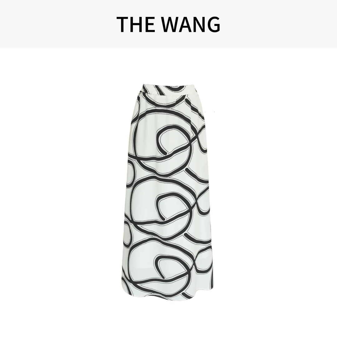 THE WANG 仲夏之夜 宽松印花半身裙