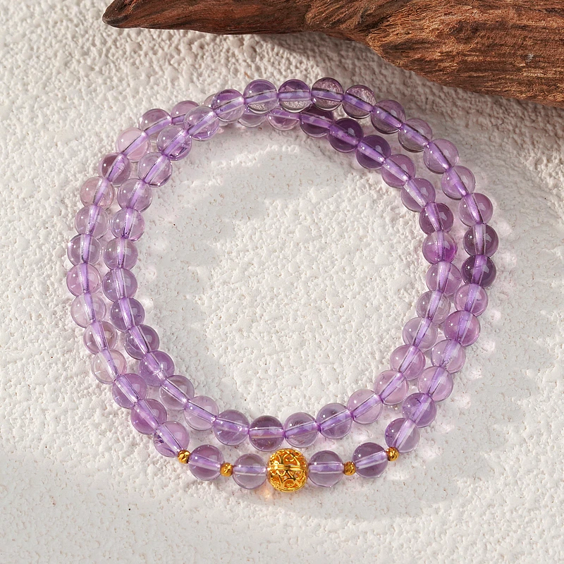 【慧谋】 玻利维亚紫水晶手串  （天然珠宝多样性发其一）