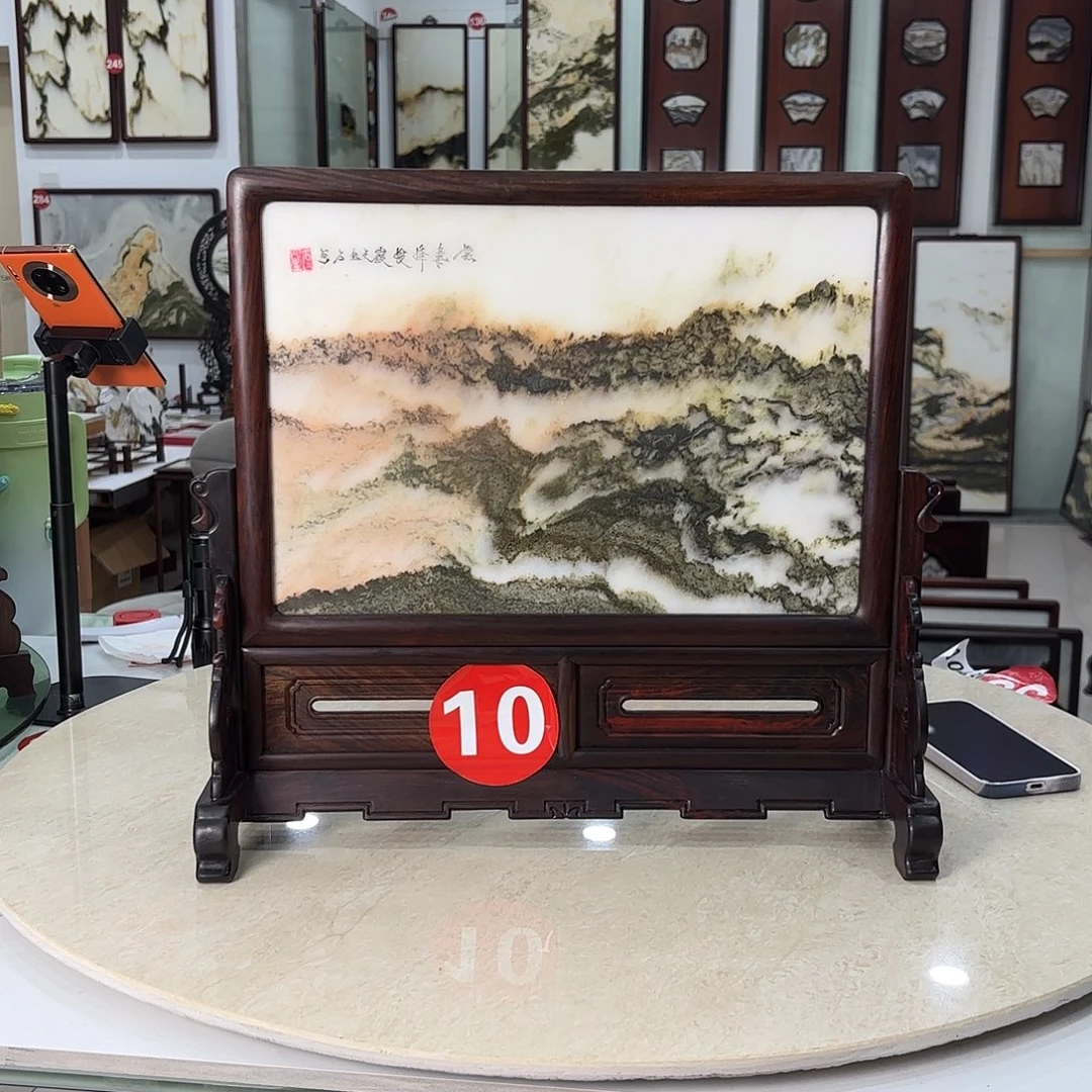 宝***杰石材天然云石摆件