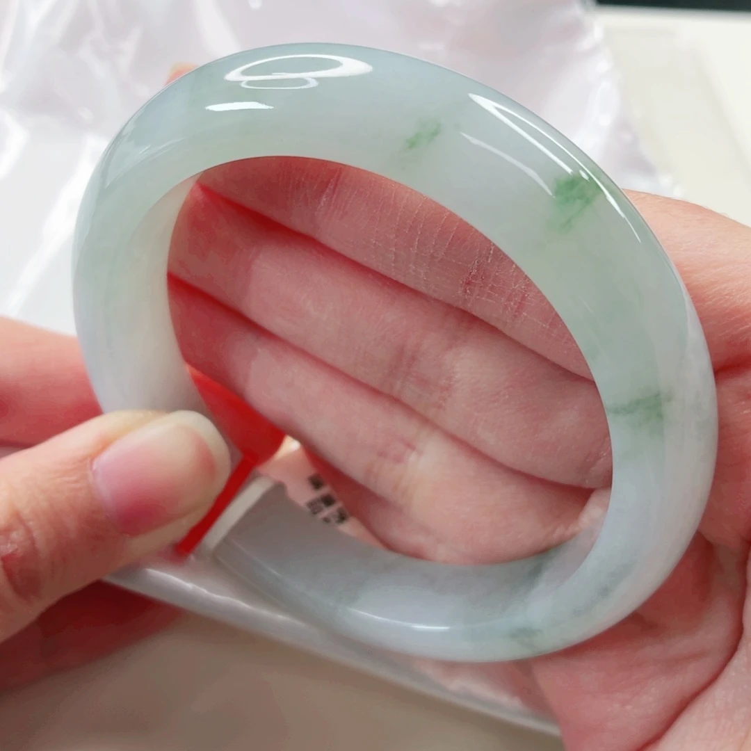 翡翠未镶嵌手镯59.5圈x603