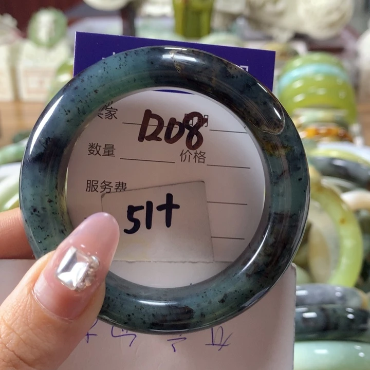 蛇纹石玉手镯未镶嵌1208