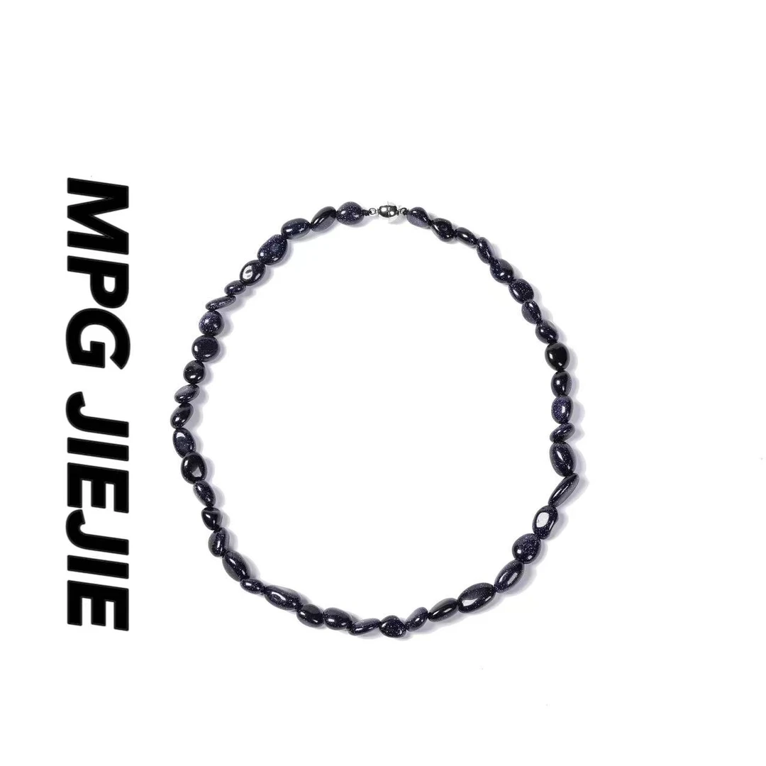 非金属亚克力项链 MPG JIEJIE【克莱因蓝】小众百搭轻奢黑色项链