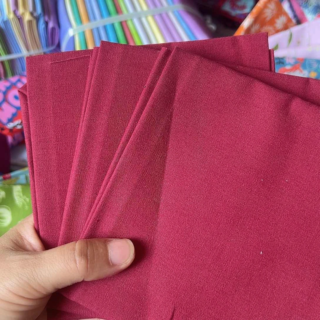 3片品牌纯棉小布块45.50厘米一片果子布艺复古红