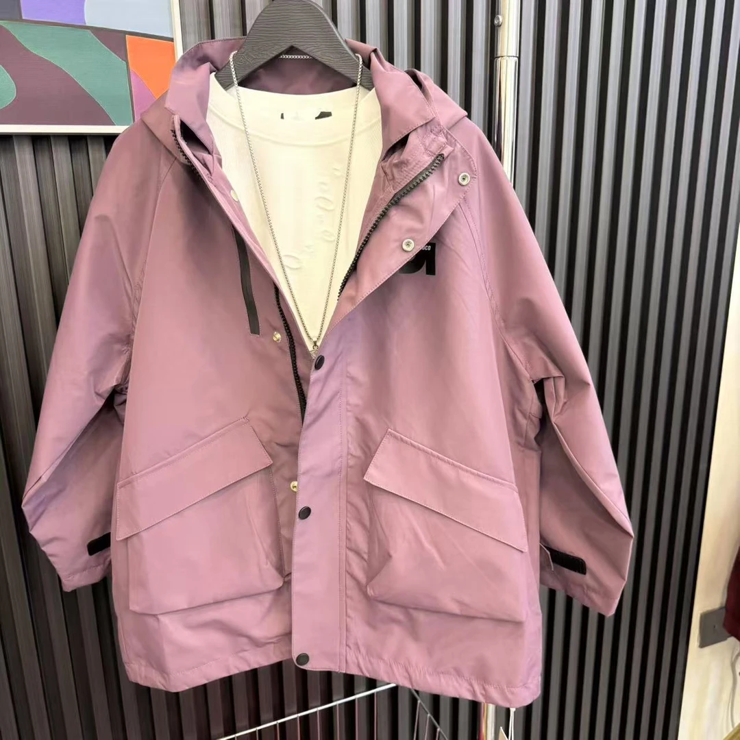 样衣蛋蛋家【32041】粉色工装风外套