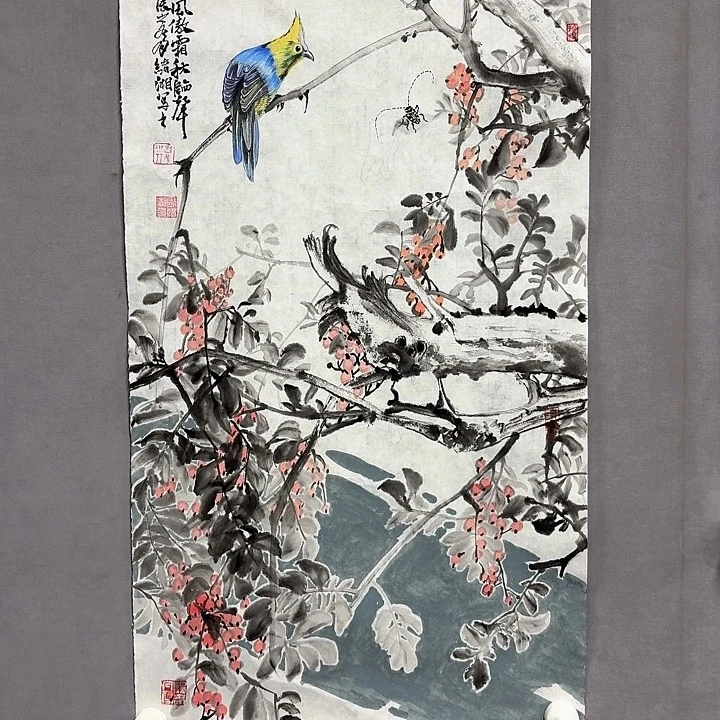 国画亲笔手绘放心去藏