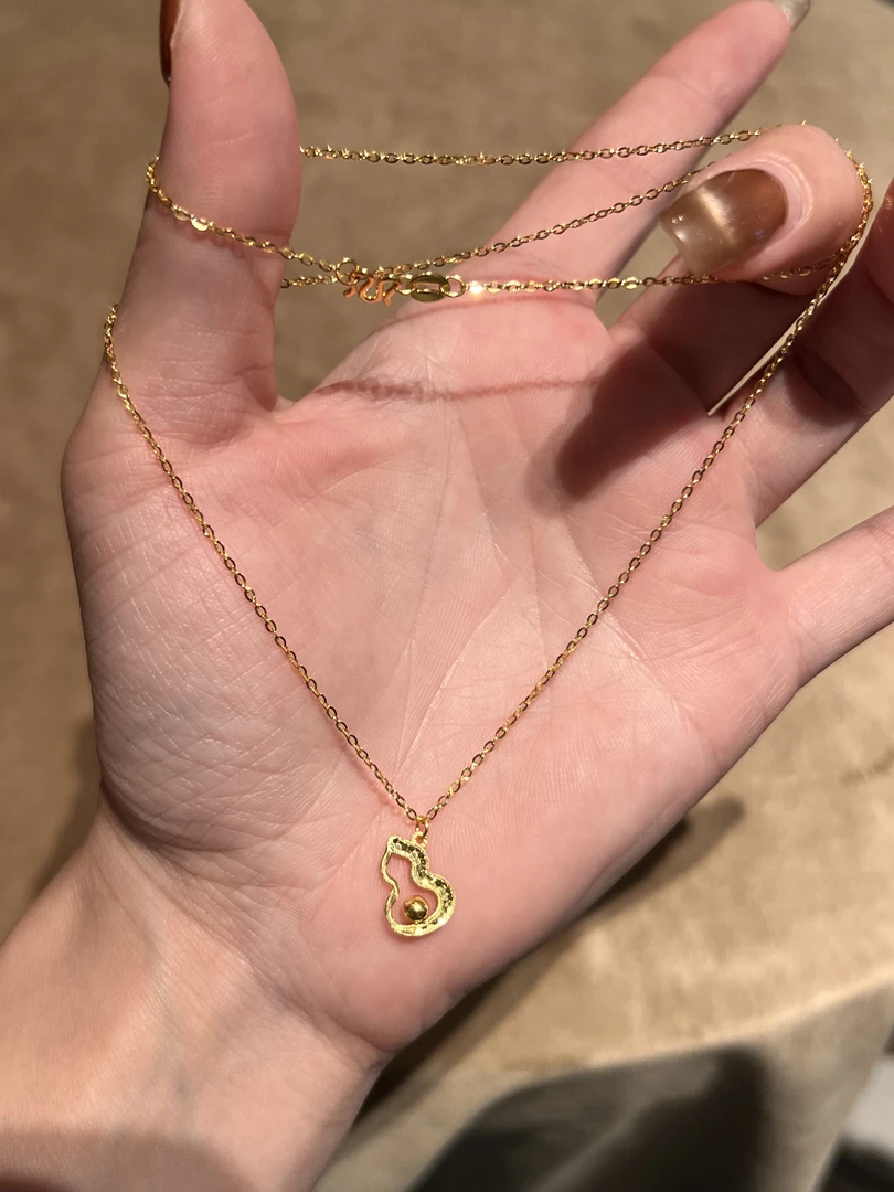 琳琳珠宝 圣诞节系列 足金999灵蛇葫芦套链5g黄金（足金999）