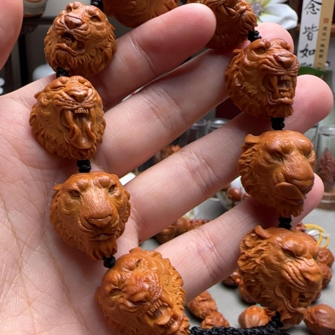 有***思橄榄核手串/手链虎虎生威