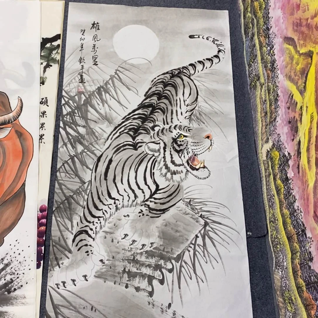 国画D****f尺寸140✖️70四尺画画画