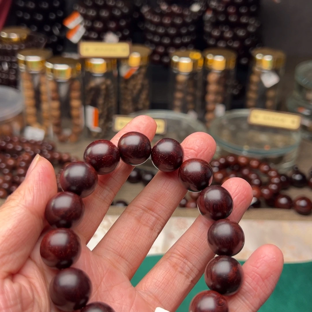 九***君手串/手链檀香紫檀（小叶紫檀）1.5氧化款