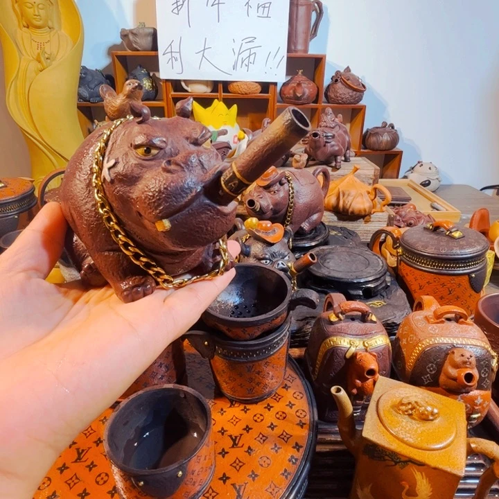 用***年茶壶拼配泥纯手工制作过程就是