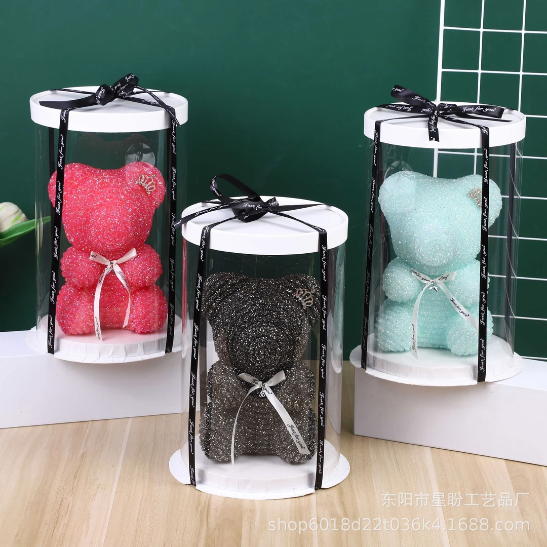 璀璨水晶钻熊情人节教师节圣诞节送恩师女友闺蜜长辈晚辈商务