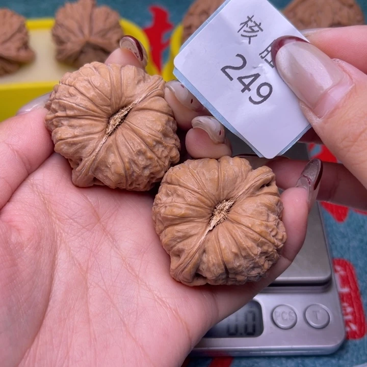 把件文玩核桃南瓜墩42.249