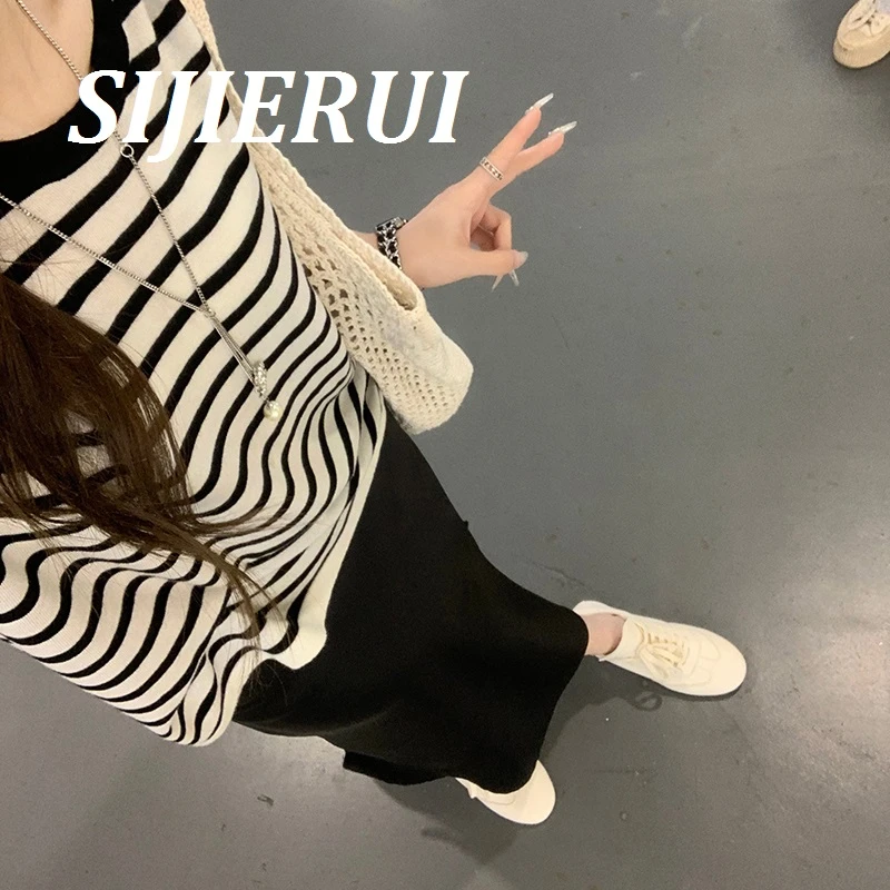 SIJIERUI真皮圆头系带透气小白鞋女2025年春夏新款休闲平底德训鞋