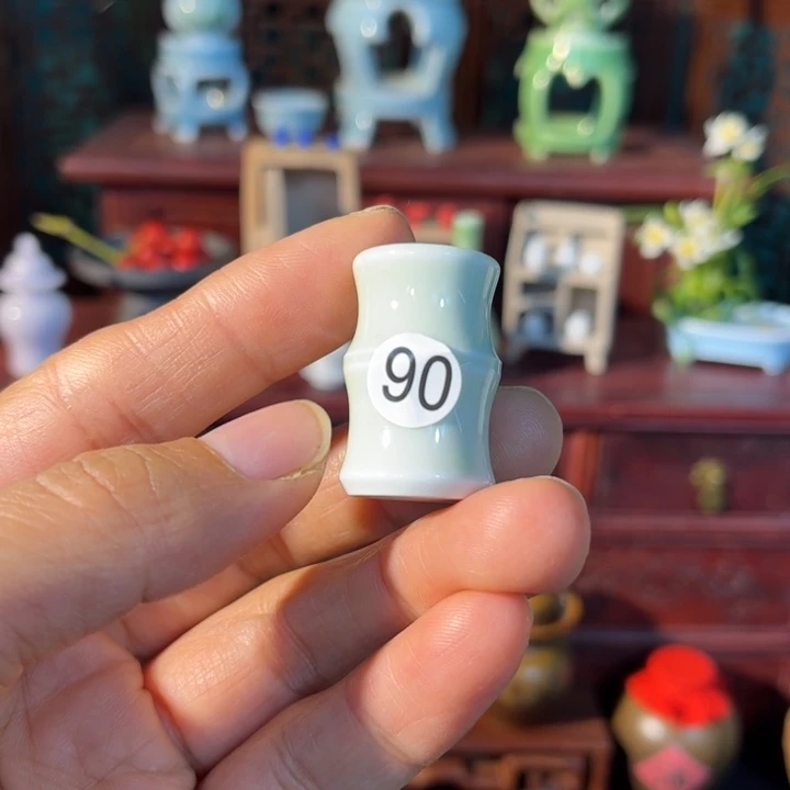 摆件微陶老王迷你花瓶