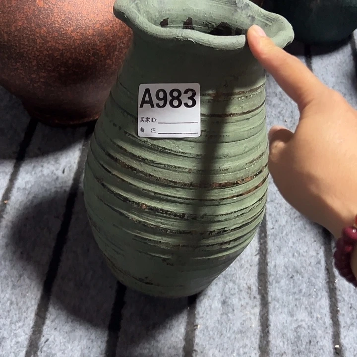 粗陶盆默认打孔高25口13