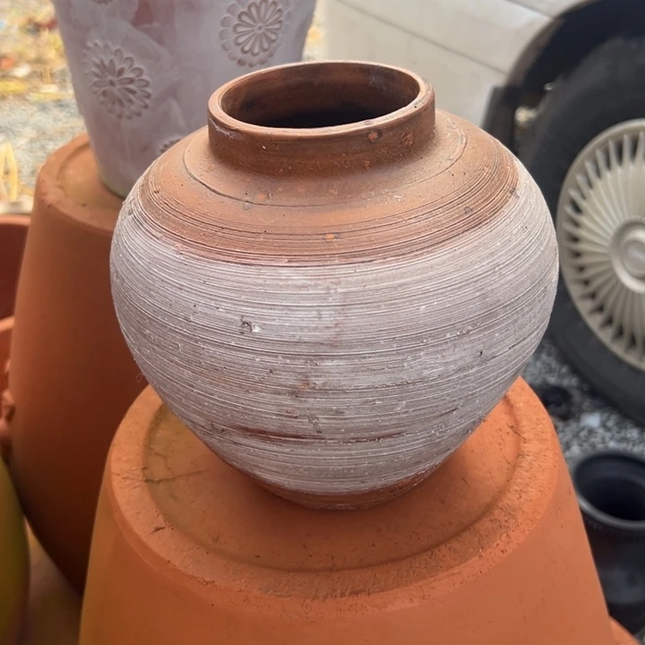 棉***糖8.5×18 红陶坛子微瑕