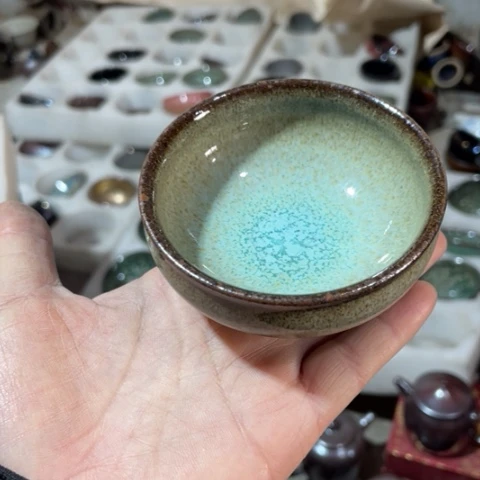 茶盏建阳建盏全品天青