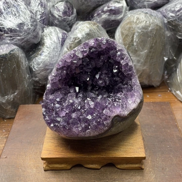 未镶嵌摆件紫晶紫晶