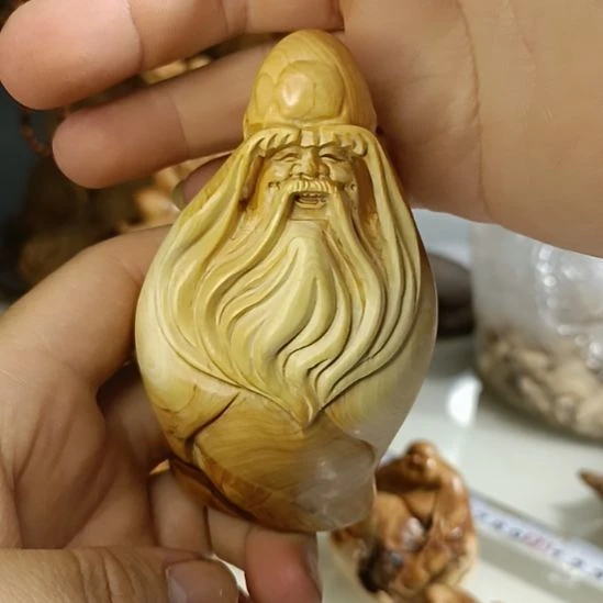 柏木（崖柏）太行崖柏寿星手把件