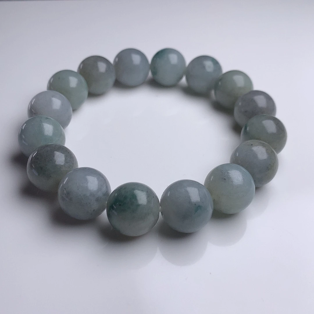 未镶嵌手串翡翠13mm！