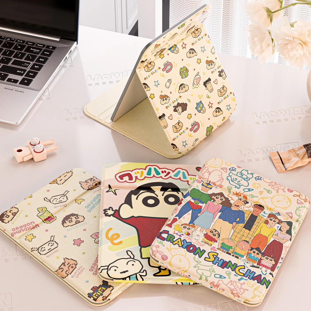 蜡笔小新镜子学生宿舍折叠镜台式桌面可立小巧便携式随身折叠小镜