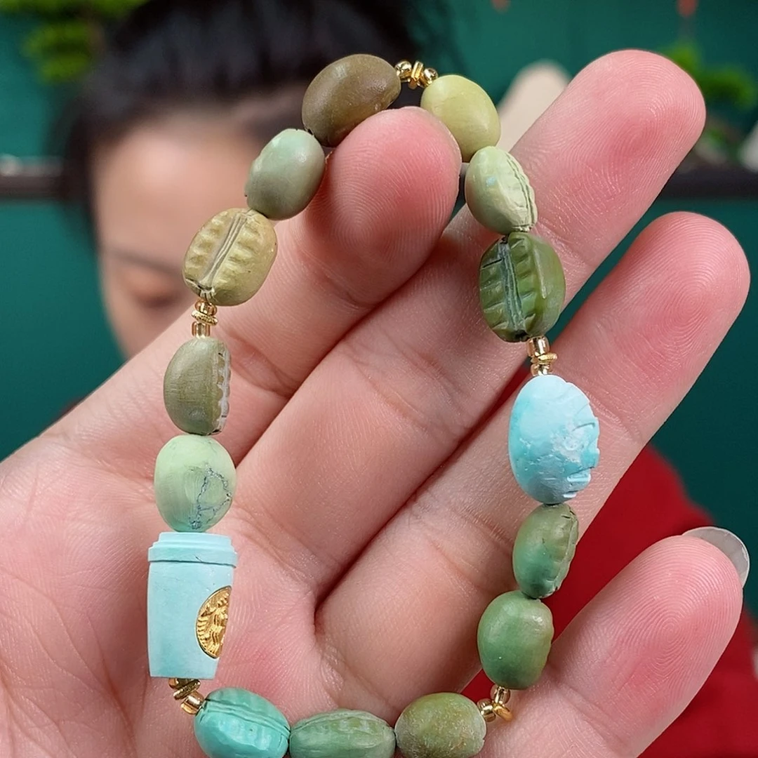 绿松石珠宝奇石未镶嵌