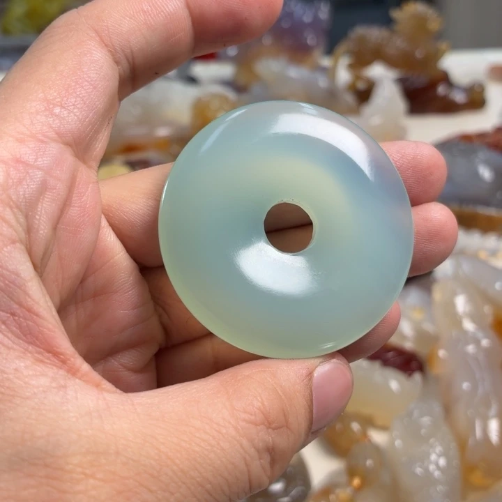 玛瑙/玉髓未镶嵌吊坠(不含链)